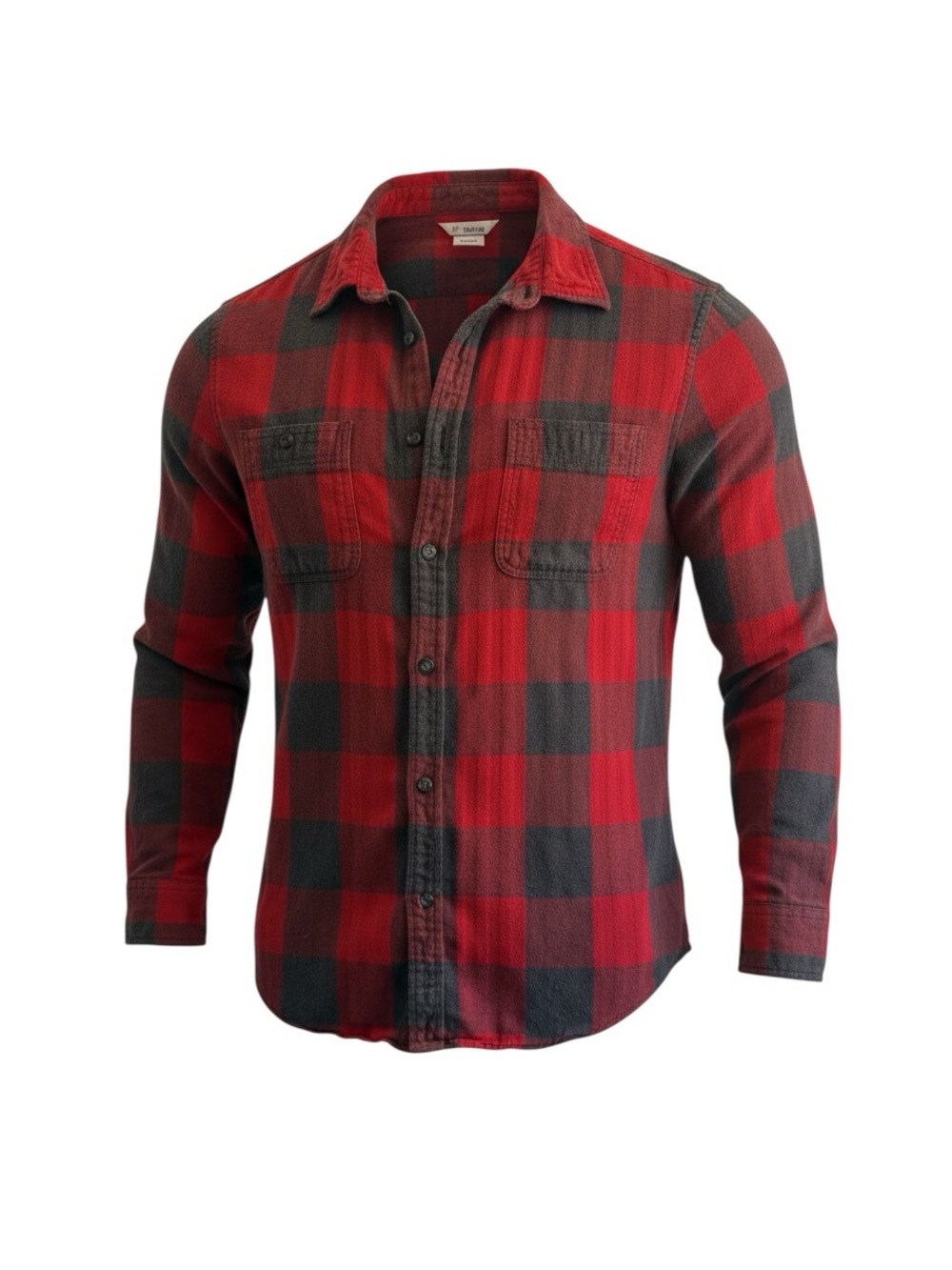 Sonoma Goods for Life Red and Black Buffalo Plaid Flannel Shirt